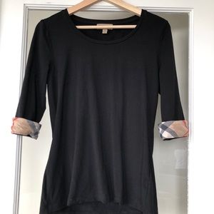 Burberry Checkered Cuff Shirt